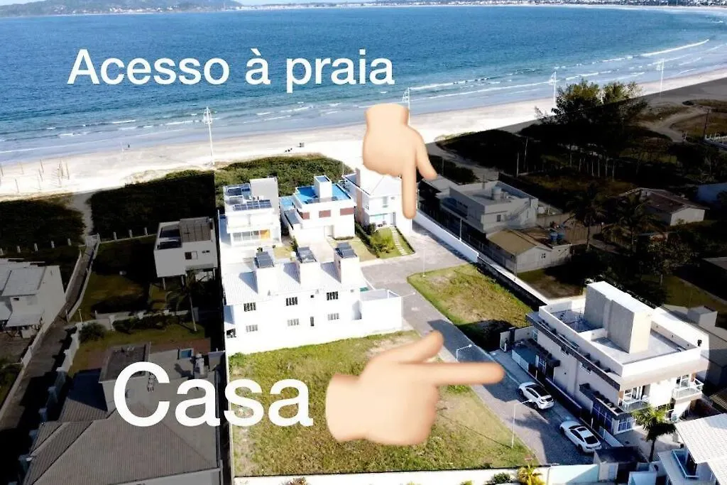 Prázdninový dům Casa 3 Condominio Pe Na Areia Ponta Do Papagaio Palhoça Brazílie